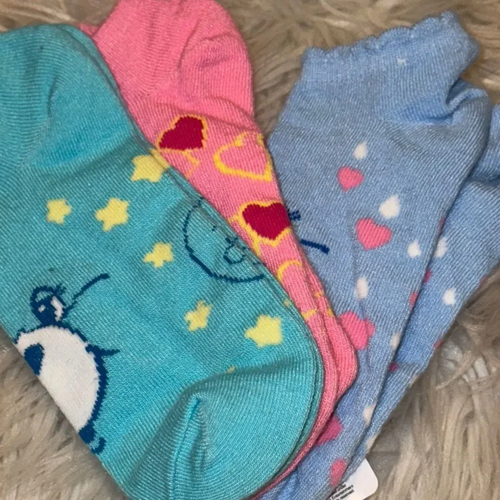 Care Bears  Socks Set - Blue, Pink, Teal